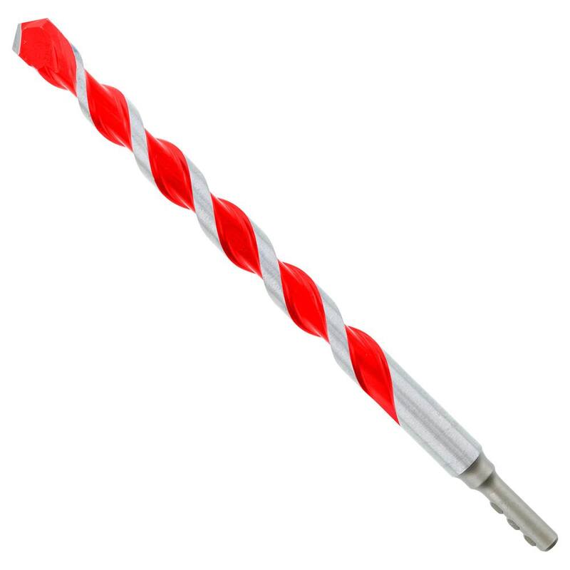DIABLO Broca para martillo percutor con punta de carburo, granito rojo de 3/4 pulg. x 10 pulg. x 12 pulg. - DMARG1200