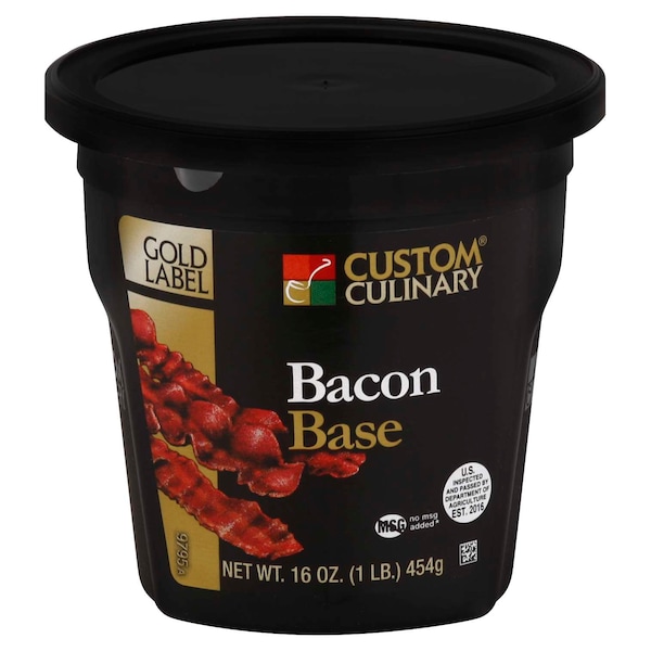 Gold Label Gold Label No MSG Added Bacon Base Paste 1lbs Tub, PK6 - 97951EGLD