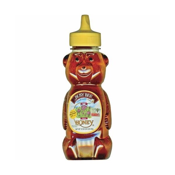 Barkman Honey Honey, Clover, Bear Bottle, 12 oz, 12PK - BKH90130