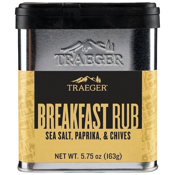 Traeger Breakfast Rub, Garlic, Paprika, 5.75 oz Tin - SPC216