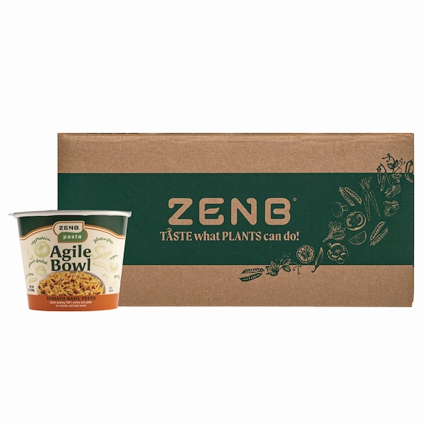 Zenb Instant Meals, Tomato Basil Pesto Pasta, 2.8 oz Bowl, PK12 - OFX02816