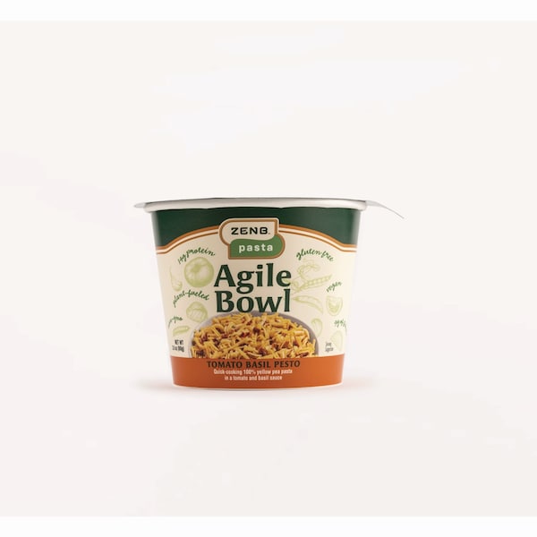 Zenb Instant Meals, Tomato Basil Pesto Pasta, 2.8 oz Bowl, PK12 - OFX02816