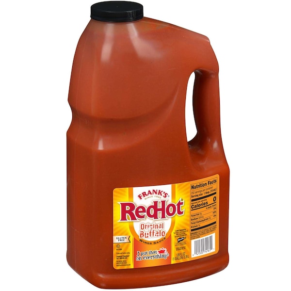 Franks Redhot Frank's Redhot Buffalo Wing Sauce Kosher 1 gal. Jug, PK4 - 74161