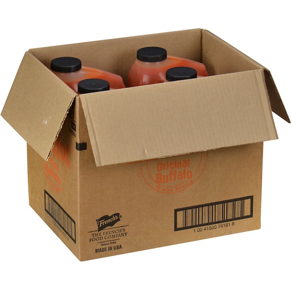 Franks Redhot Frank's Redhot Buffalo Wing Sauce Kosher 1 gal. Jug, PK4 - 74161