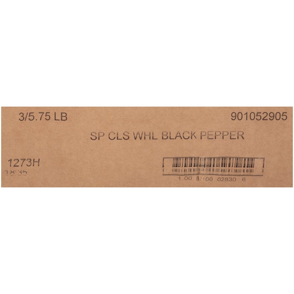Spice Classics Spice Classics Whole Black Pepper 5.75lbs, PK3 - 901052905