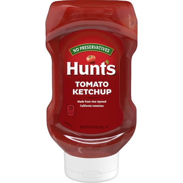 Hunts Hunts Tomato Ketchup 20 oz. Squeeze Bottle, PK12 - 2700038143