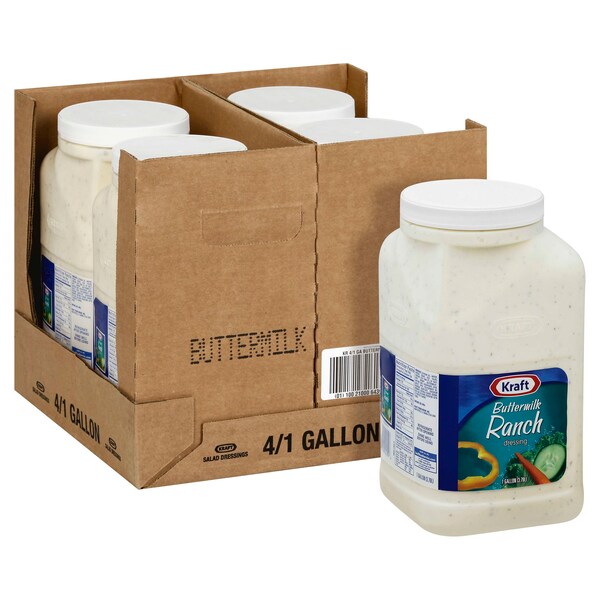 Kraft Kraft Buttermilk Ranch Dressing 1 gal., PK4 - 10021000643995