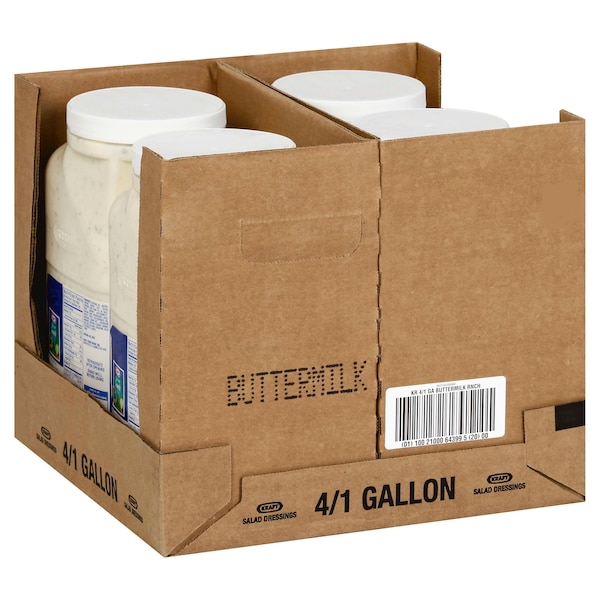 Kraft Kraft Buttermilk Ranch Dressing 1 gal., PK4 - 10021000643995