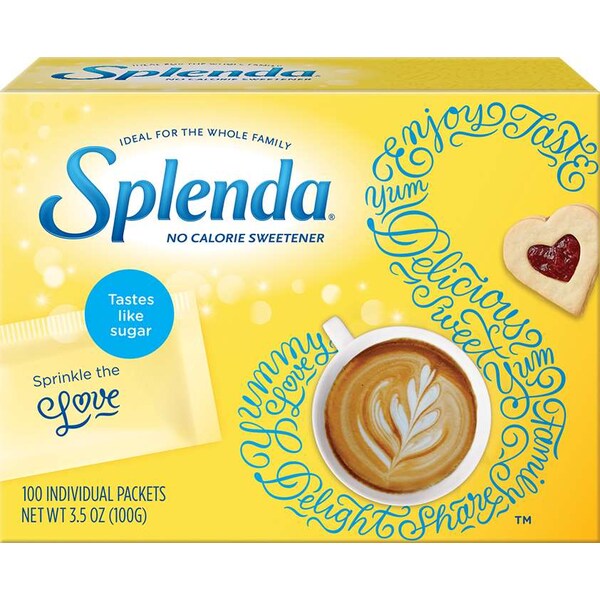 Splenda Splenda Sucralose No Calorie Sweetener 1g Packet, PK1200 - SP82241100