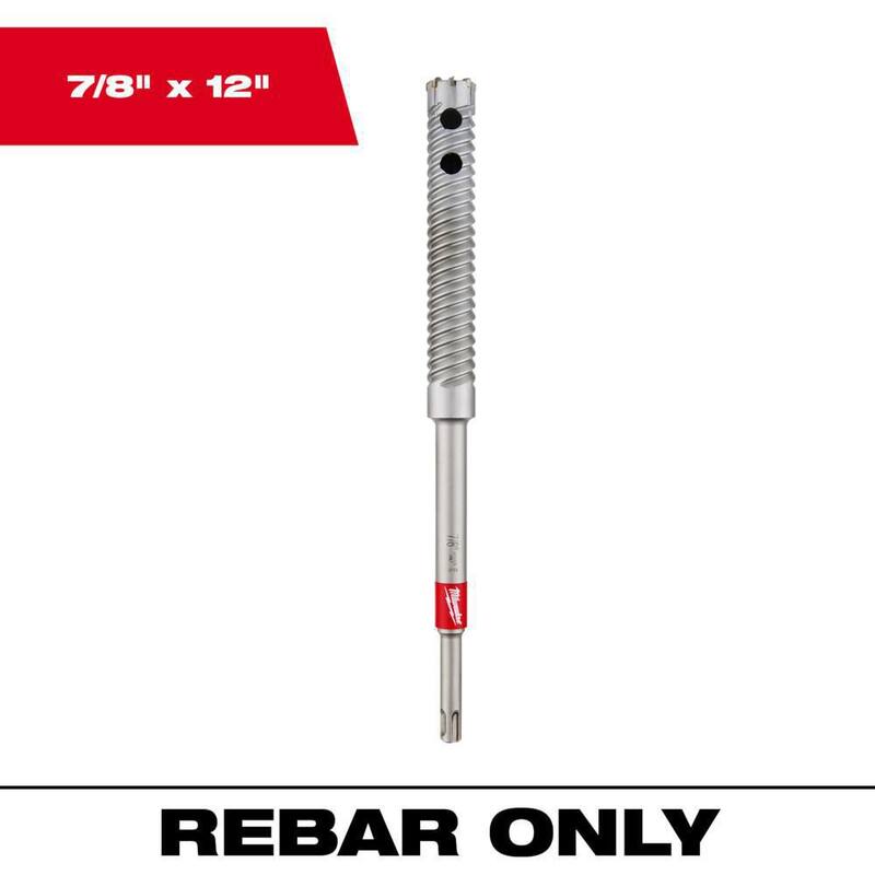 Milwaukee 7/8 pulg. x 12 pulg. Cortador de varilla SDS-Plus - 48-20-6727
