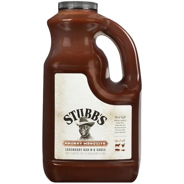 Stubbs Stubb's Smokey Mesquite BBQ Sauce 1 gal., PK4 - 901393762