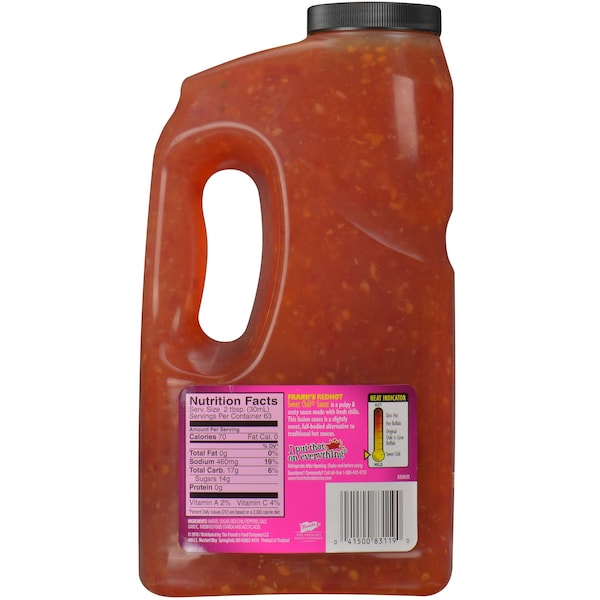 Franks Redhot Frank's Redhot Sweet Chili Sauce .5 gal. Jug, PK4 - 83119
