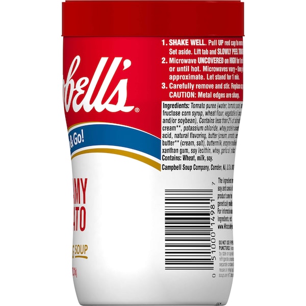 Campbells Campbell's On The Go Creamy Tomato Soup 11.1 oz., PK8 - 000014981