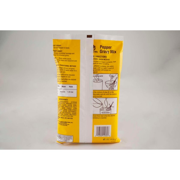 General Mills General Mills Gravy Mix Pepper 1.5lbs, PK6 - 16000-11032