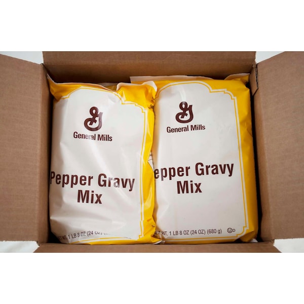 General Mills General Mills Gravy Mix Pepper 1.5lbs, PK6 - 16000-11032
