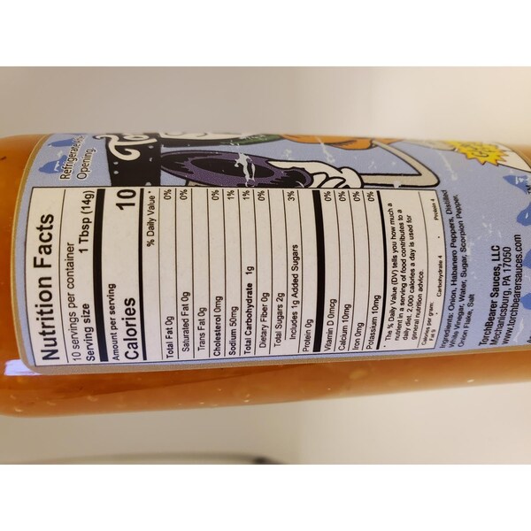 Torchbearer Sauces Torchbearer Sauces Sweet Onion Habanero Sauce 5 oz - 810091820049