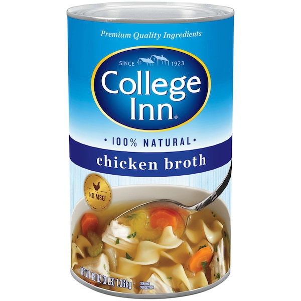 College Inn 48 oz. College Inn Chicken Broth, PK12 - 2001554