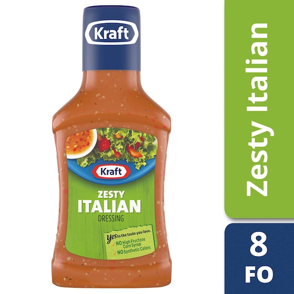 Kraft Kraft Italian Dressing 8 fl. oz. Bottles, PK9 - 00021000044016