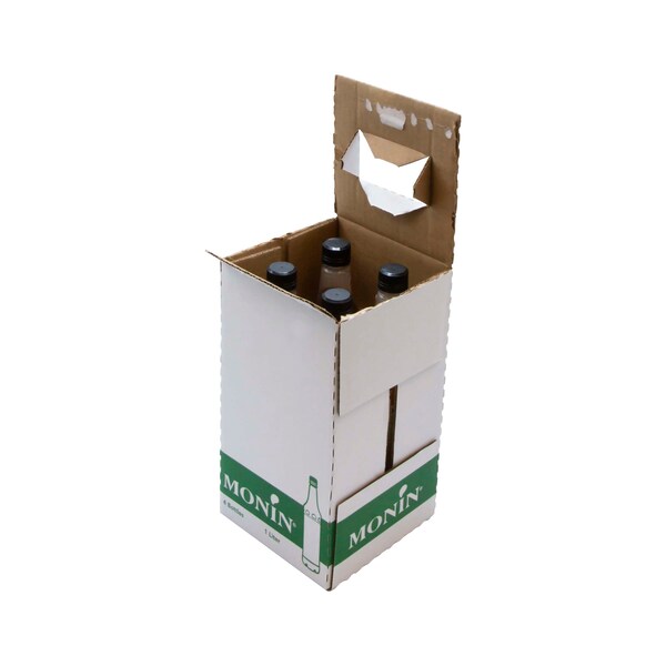 Monin Monin Kosher Raspberry 1 Liter Bottle, PK4 - M-FR040F