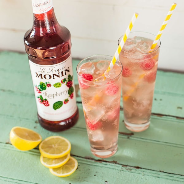 Monin Monin Kosher Raspberry 1 Liter Bottle, PK4 - M-FR040F