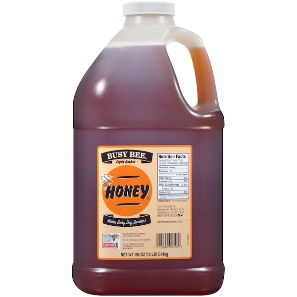 Busy Bee 12lbs Busy Bee Light Amber Honey - Handle Jug, PK4 - BB1028