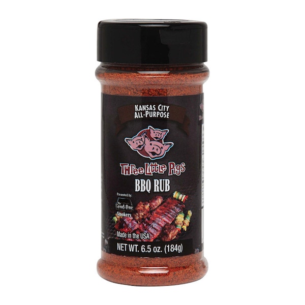 Three Little Pigs Three Little Pigs Kansas City All-Purpose BBQ Rub 6.5 oz - OW85165