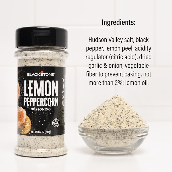 Blackstone Blackstone Lemon Peppercorn BBQ Seasoning 6.7 oz - 4231