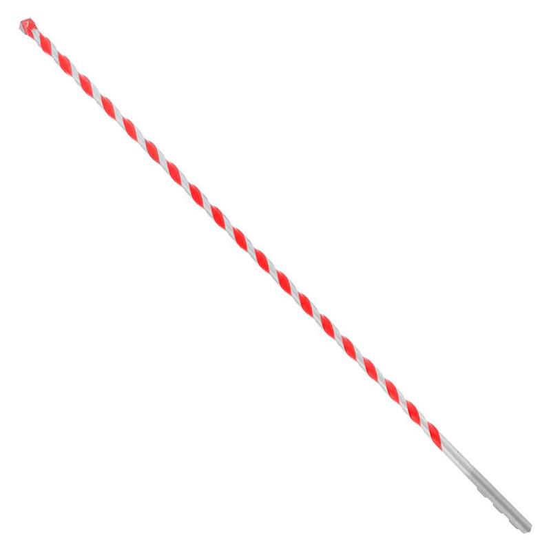 DIABLO 1/4 pulg. x 10 pulg. x 12 pulg. Broca para martillo de carburo de granito rojo SPEEDemon - DMARG1090