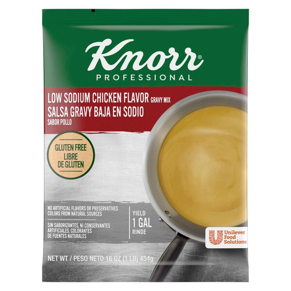Knorr Knorr Chicken Low Sodium Gravy Mix 1lbs, PK6 - 84129467