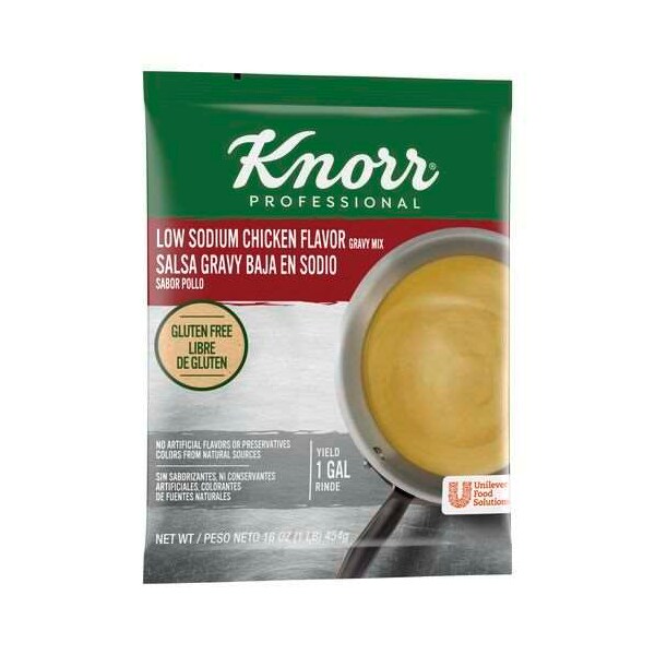 Knorr Knorr Chicken Low Sodium Gravy Mix 1lbs, PK6 - 84129467