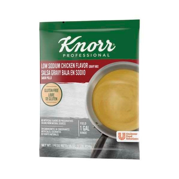 Knorr Knorr Chicken Low Sodium Gravy Mix 1lbs, PK6 - 84129467
