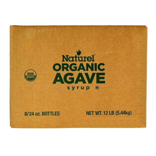 Naturel Organic Agave Light Bottle 24 oz., PK8 - 62625