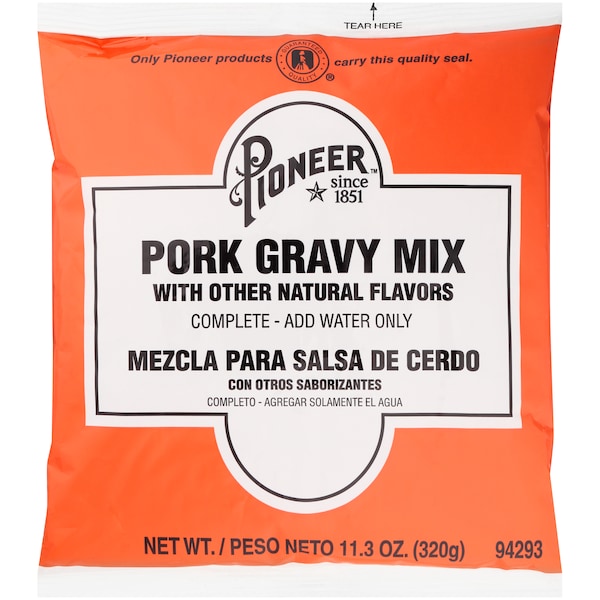 Pioneer Pioneer Pork Gravy Mix 11.3 oz., PK6 - 94293