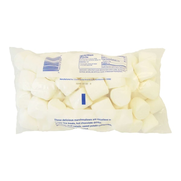 Clown Clown Large White Marshmallows No Artificial Flavors 1lbs Bag, PK12 - 97020