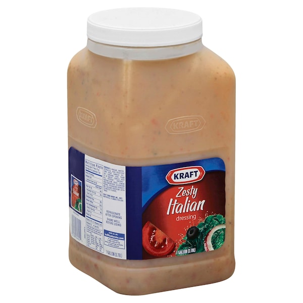Kraft Kraft Zesty Italian Dressing 1 gal. Jug, PK4 - 10021000646422