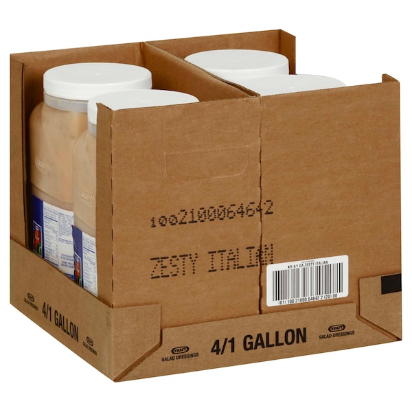 Kraft Kraft Zesty Italian Dressing 1 gal. Jug, PK4 - 10021000646422