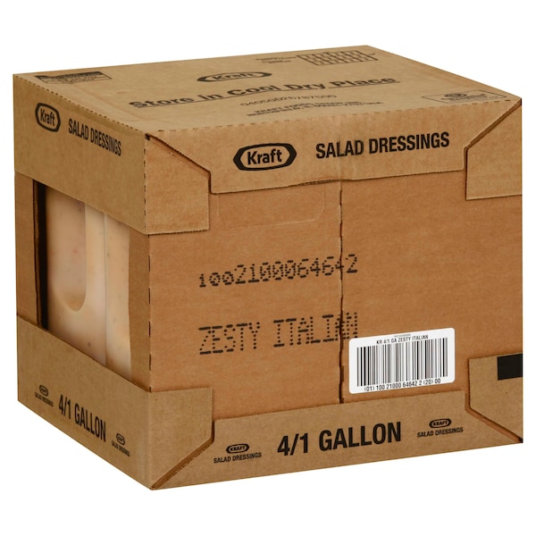 Kraft Kraft Zesty Italian Dressing 1 gal. Jug, PK4 - 10021000646422