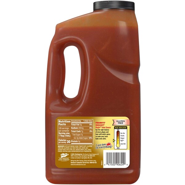Franks Redhot Frank's Redhot Rajili Sweet Asian Ginger Sauce .5 gal. Jug, PK4 - 90624