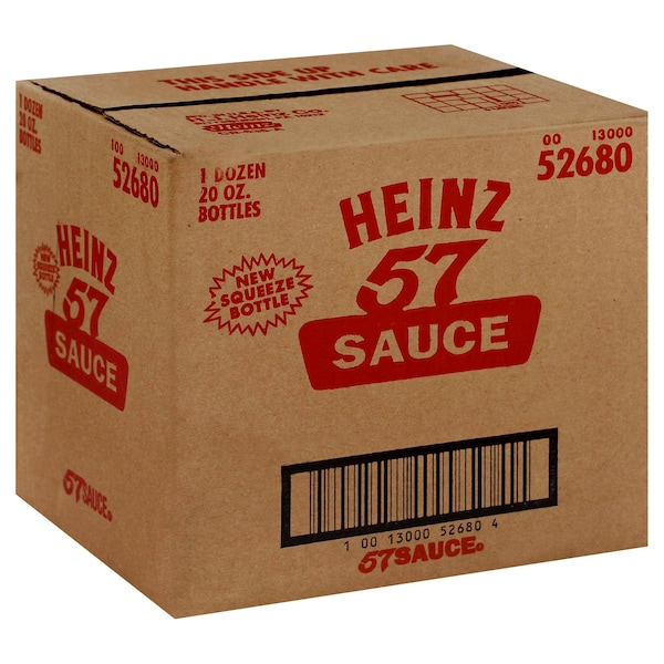 Heinz Heinz 57 Squeeze Sauce 20 oz. Bottle, PK12 - 10013000526804