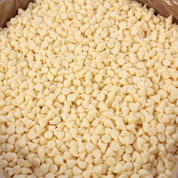 Tollhouse Tollhouse Premier White Chocolate Morsels 25lbs - 10028000746800