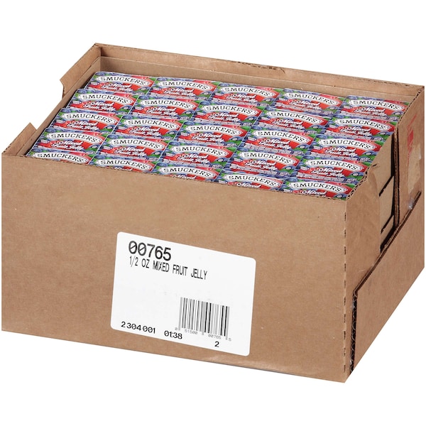 Smuckers Smucker's Kosher Mixed Fruit Plastic Jelly Cups .5 oz., PK200 - 5150000765