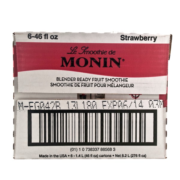Monin Monin Strawberry Smoothie 46 oz. Bottle, PK6 - M-EG042B