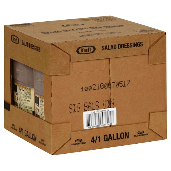 Kraft Kraft Signature Balsamic Vinaigrette Dressing 1 gal. Container, PK4 - 10021000705174