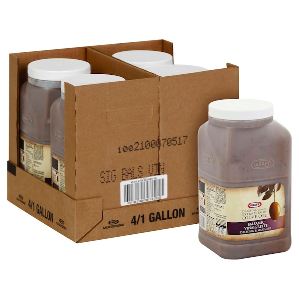 Kraft Kraft Signature Balsamic Vinaigrette Dressing 1 gal. Container, PK4 - 10021000705174