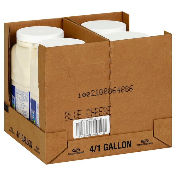 Kraft Kraft Blue Cheese Pourable Dressing 1 gal., PK4 - 10021000648860