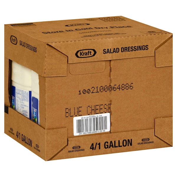 Kraft Kraft Blue Cheese Pourable Dressing 1 gal., PK4 - 10021000648860