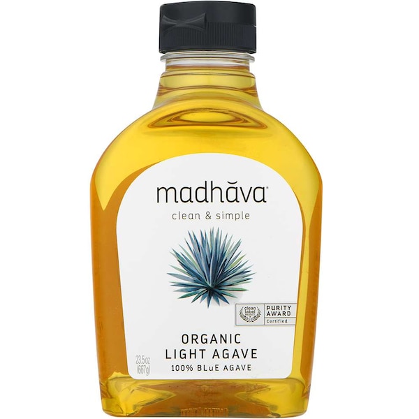 Madhava Madhava Organic Golden Light Agave Nectar 23.5 oz. Bottle, PK6 - 11235-6