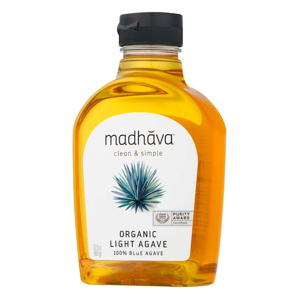 Madhava Madhava Organic Golden Light Agave Nectar 23.5 oz. Bottle, PK6 - 11235-6
