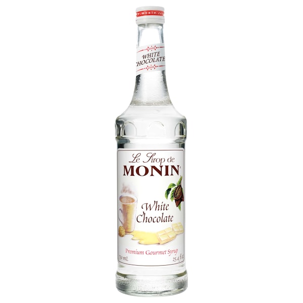 Monin Monin White Chocolate Syrup 750mL Bottle, PK12 - M-AR063A
