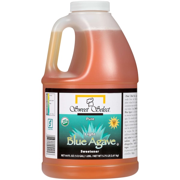 Sweet Select Sweet Select Organic Pure Blue Agave 5.75lbs Jug, PK4 - SP3005